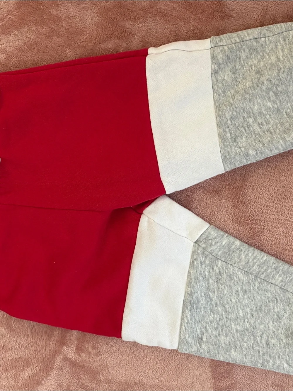 The Children's Place Red Hooded Sweatshirt and Pants set - Picture 3 of 4